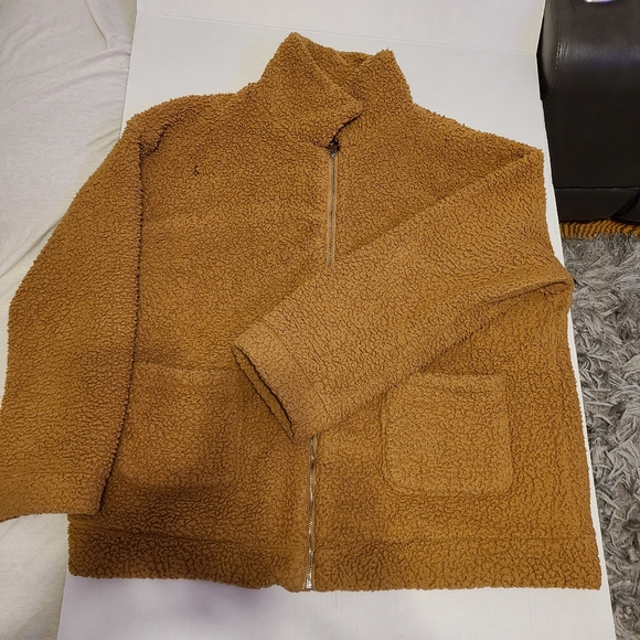 COPY - Plus Size Spring Sherpa Teddy Jacket Size Women 3X - Picture 2 of 12